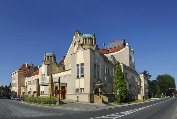 Stadt Prostejov Tschechien Narodni Dum Nationales Haus Kulturdenkmal Erbaut Den — Stockfoto