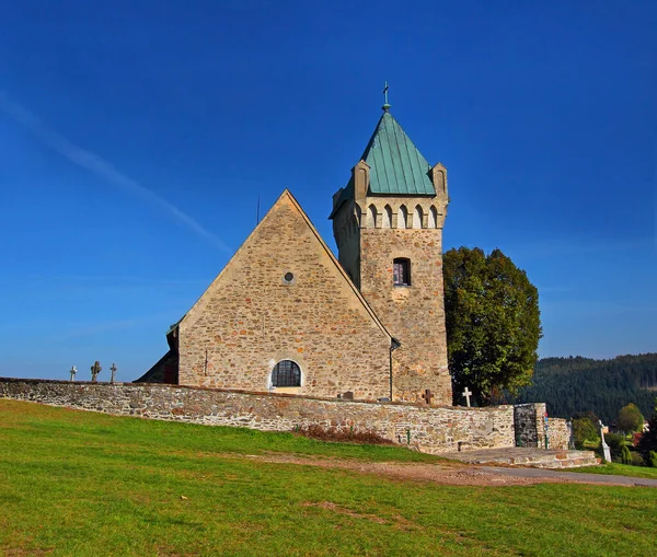 Die Steinerne Kirche Michael Ist Eine Der Ältesten Kirchen Mähren — Stockfoto