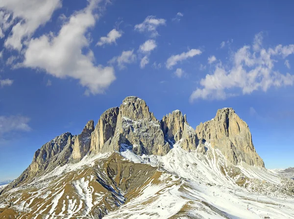 Val Gardena Sasso Lungo Langkofel Hora Dolomiti Jižní Tyrolsko Itálie — Stock fotografie
