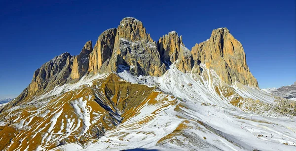 Val Gardena Sasso Lungo Langkofel Dolomiti Mountain South Tyrol Italy — Stock Photo, Image