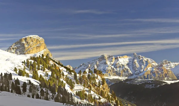 Sassongher Alpe Fanes West Alta Badia Dolomiti Mountain Italy Europe — Stock fotografie