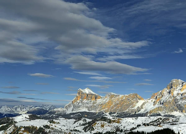 Güneybatıdan Panorama Alpe Fanes Alta Badia Dolomitler Güney Tyrol Talya — Stok fotoğraf