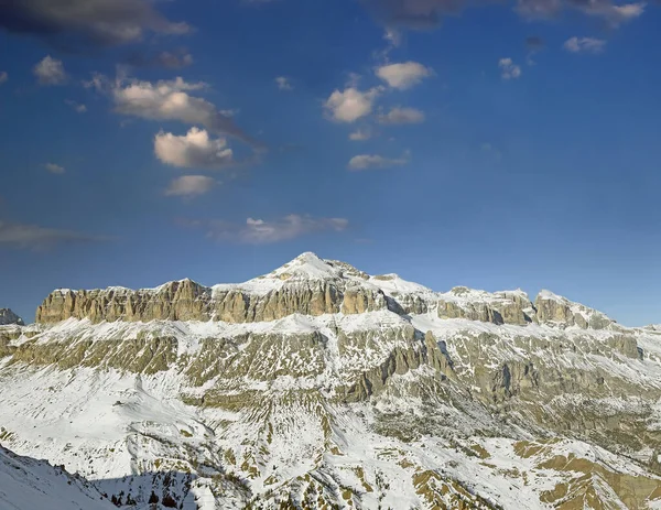 Horská Skupina Sella Gruppo Del Sella Hora Dolomiti Jižní Tyrolsko — Stock fotografie