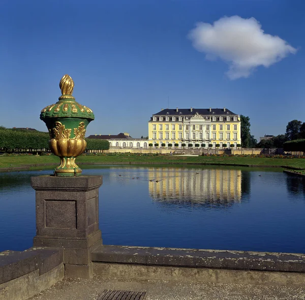 Hrad Augustusburg Bruhlu Kolína Nad Rýnem Německo Unesco — Stock fotografie