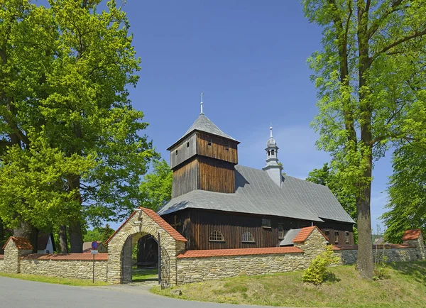 Dobra Polen Hulpkerk Van Simon Jude Thaddeus Dobra Werd Gebouwd — Stockfoto