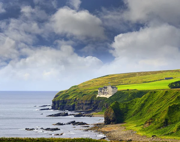 Dunbeath Castle Liegt Der Ostküste Von Caithness Südlich Von Dunbeath — Stockfoto