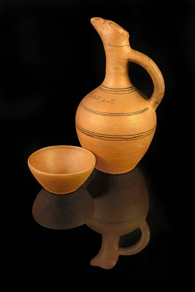 Clay Pitcher Georgia Typical Handicrafts Georgia — Stock Photo, Image