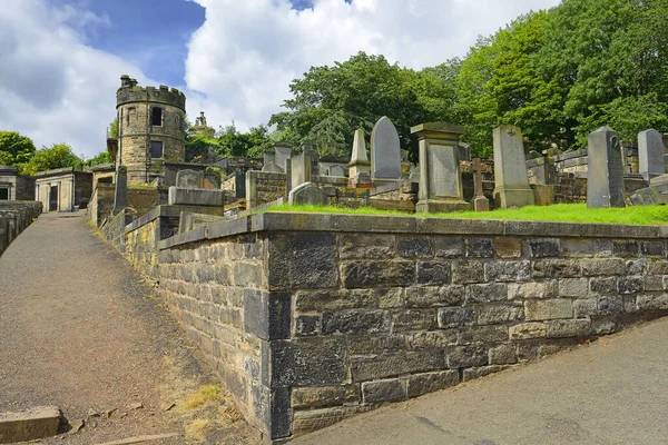 Edinburgh Skoçya Watchtower New Calton Mezarlığı 1820 Yılında Açıldı Edinburgh — Stok fotoğraf