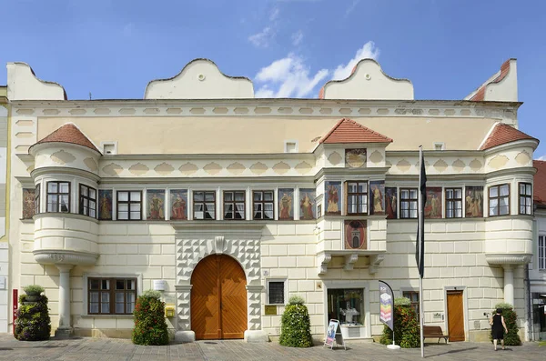 Câmara Municipal Histórica Praça Eisenstadt Capital Burgenland Áustria — Fotografia de Stock