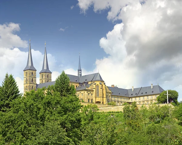 Abadia Michaelsberg Bamberg Alemanha Centro Histórico Bamberg Património Mundial Unesco Imagem De Stock