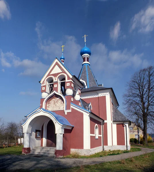 Orthodox Church Ludmila Rimice Czech Republic Stock Image