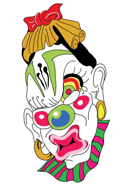 Clown — Stockvektor