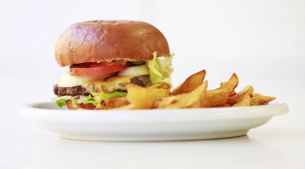 Big cheeseburger — Stock Photo, Image