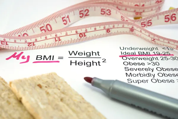 Body mass index bmi — Stockfoto