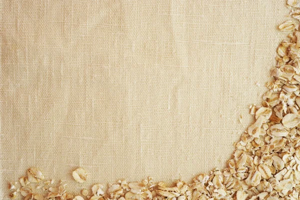 Alto detalhe fundo e pano texturas de pano áspero e cereais — Fotografia de Stock