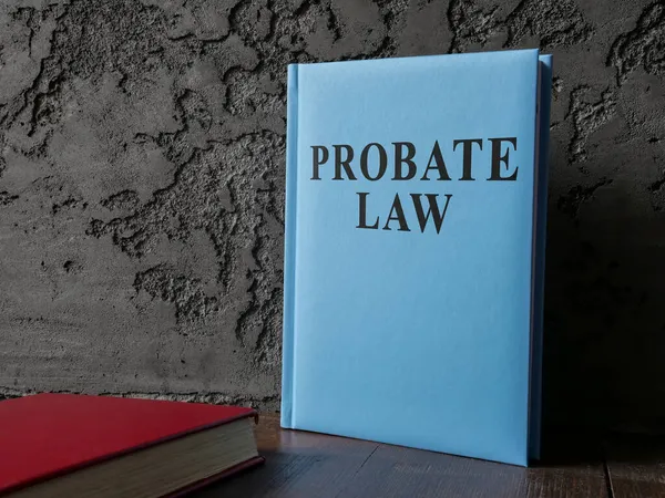 Probate law book near the wall. — Stock Photo, Image