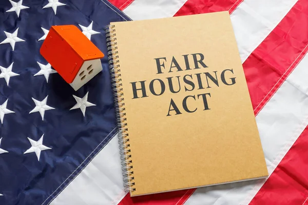 Fair Housing Act Tiny House Flag — Stock Photo, Image