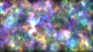 Renkli sihirli bokeh ışıkları hareket grafikleri arkaplanı