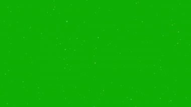 Parıldayan yıldızlar yeşil ekran arkaplanlı hareket grafikleri