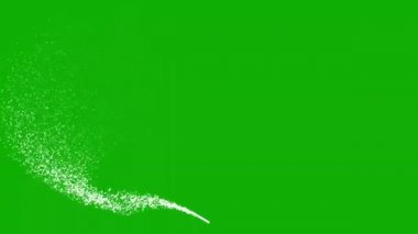 Yeşil ekran arkaplanlı su püskürtme hareketi grafikleri