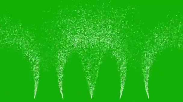 Water Sprinklers Motion Graphics Green Screen Background — Stock Video ...