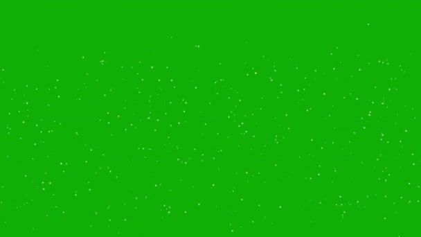 Fliegende Glühwürmchen Bewegungsgrafik Mit Grünem Hintergrund — Stockvideo