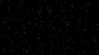 Dönen renkli ışık ışınları, gece arkaplanlı hareket grafikleri