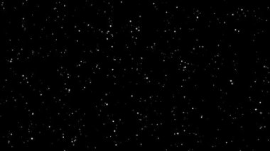 Parlak sim parçacıkları gece arkaplanlı hareket grafikleri