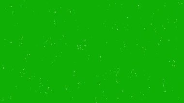 Düşen sim parçacıkları yeşil ekran arkaplanlı hareket grafikleri