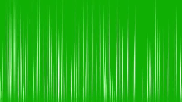 緑の画面の背景と上昇ラインモーショングラフィックス — ストック動画