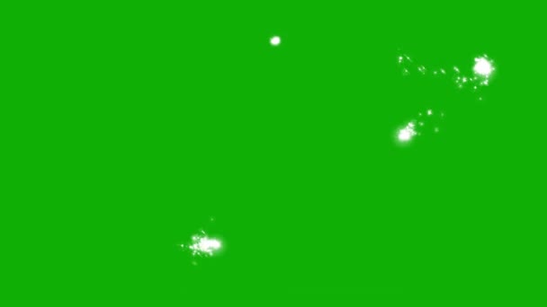 闪烁着闪烁着绿色屏幕背景的运动图形 — 图库视频影像