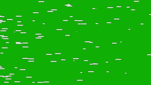 具有绿色屏幕背景的移动速度线运动图形 — 图库视频影像