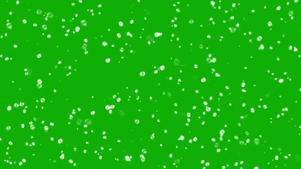 Water Drops Motion Graphics Green Screen Background — Stock video
