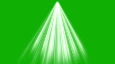 Dekoratif sahne ışıkları, yeşil ekran arkaplanlı hareket grafikleri