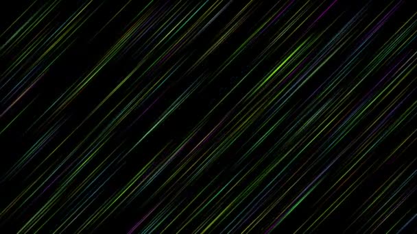 Kleurrijke Strepen Motion Graphics Met Nacht Achtergrond — Stockvideo