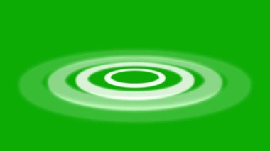 Yeşil ekran arkaplan ile radikal dalgalar hareket grafikleri