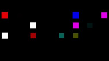 Colorful square shapes pattern motion graphics with night background