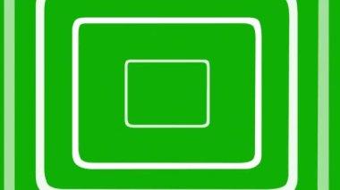 Expanding curved rectangles motion graphics with green screen background