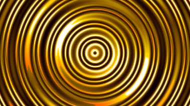 Shining golden waves motion graphics background