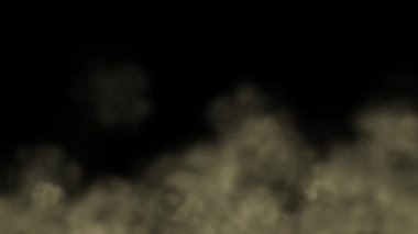 Gece arkaplanlı yükselen kum fırtınası hareketleri grafikleri