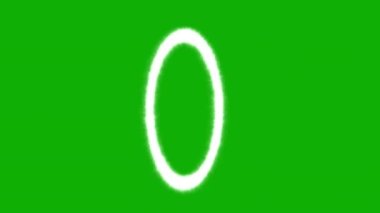 Yeşil ekran arka planlı sihirli enerji portalı grafikleri