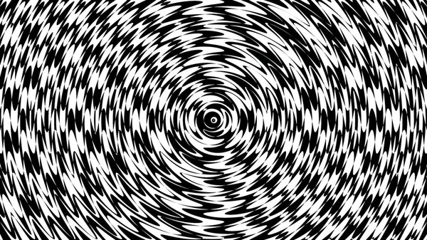 Siyah ve beyaz dairesel dalga deseni