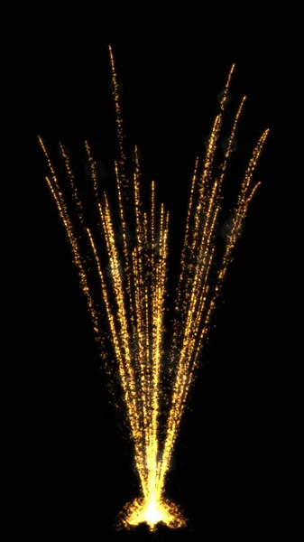 Beautiful fireworks with plain black background