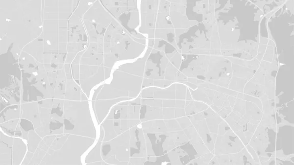 Branco Cinza Claro Gwangju Cidade Área Vetorial Fundo Mapa Ruas — Vetor de Stock
