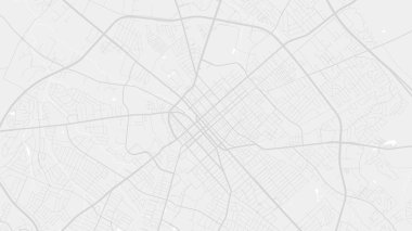 Beyaz ve açık gri Lexington şehri vektör arkaplan haritası, yollar ve su çizimleri. Geniş ekran oranı, dijital düz tasarım yol haritası.