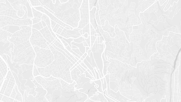 White Light Grey Paz City Area Vector Background Map Roads — Stock vektor