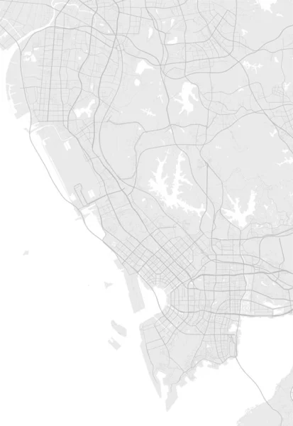 Mapa Vetorial Shenzhen China Cidade Urbana China Ilustração Cartaz Mapa — Vetor de Stock