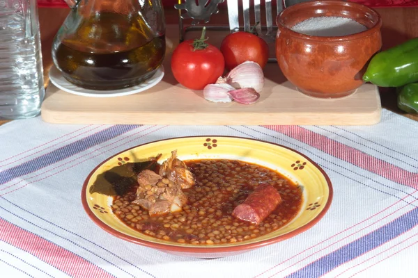 Estofado de lentejas