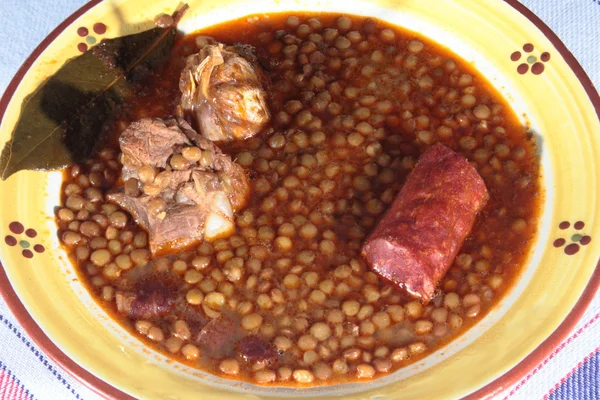 Estofado de lentejas