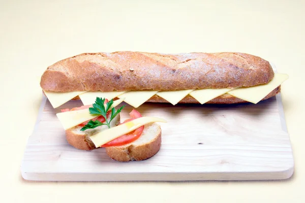 Bocadillo de queso — Fotografia de Stock